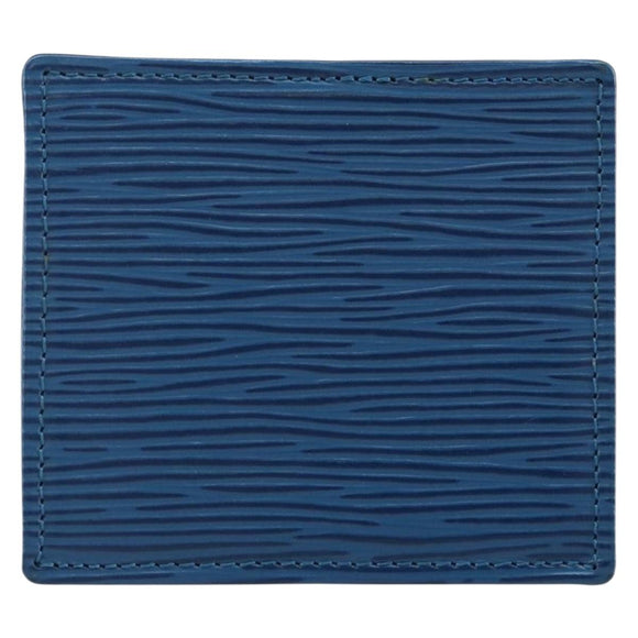 LOUIS VUITTON Epi Porte Monnaie Boite Coin Purse Blue M63695 LV Auth 143153V