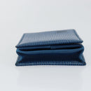 LOUIS VUITTON Epi Porte Monnaie Boite Coin Purse Blue M63695 LV Auth 143153V-4