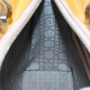 Christian Dior Lady Dior Canage Bag Patent leather 2way Beige Silver Auth 143159-24