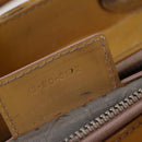 Christian Dior Lady Dior Canage Bag Patent leather 2way Beige Silver Auth 143159-12