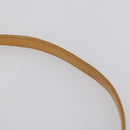 Christian Dior Lady Dior Canage Bag Patent leather 2way Beige Silver Auth 143159-14