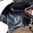 CHANEL Matelasse Chain Shoulder Bag Straw Beige Gold CC Auth 143162-16