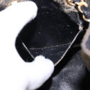 CHANEL Matelasse Chain Shoulder Bag Straw Beige Gold CC Auth 143162-19