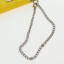 CHANEL Matelasse Chain Wallet Lakleer Geel Zilver CC Auth 143166V-7