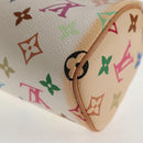 LOUIS VUITTON Monogram Multicolor Mini Speedy Hand Bag White M92645 Auth 143167A-8