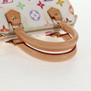 LOUIS VUITTON Monogram Multicolor Mini Speedy Hand Bag White M92645 Auth 143167A-7