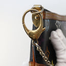 LOUIS VUITTON Multicolor Pochette Mila MM Pouch Black M60097 LV Auth 143169-14