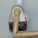 LOUIS VUITTON Multicolor Pochette Mila MM Pouch Black M60097 LV Auth 143169-23