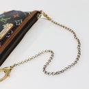 LOUIS VUITTON Multicolor Pochette Mila MM Pouch Black M60097 LV Auth 143169-7