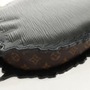 LOUIS VUITTON Epi Cat Face Pochette Shoulder Bag Gray LV Auth 143170M-17