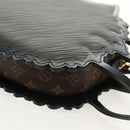 LOUIS VUITTON Epi Cat Face Pochette Shoulder Bag Gray LV Auth 143170SAM-18