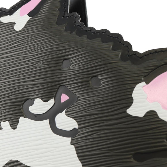 LOUIS VUITTON Epi Cat Face Pochette Shoulder Bag Gray LV Auth 143170M