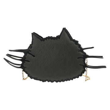 LOUIS VUITTON Epi Cat Face Pochette Shoulder Bag Gray LV Auth 143170M - 0