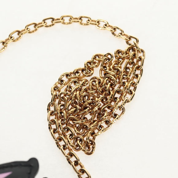 LOUIS VUITTON Epi Cat Face Pochette Shoulder Bag Gray LV Auth 143170M