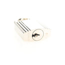 HERMES Shoulder Birkin Hand Bag Leather Orange Silver Auth 143171V-29