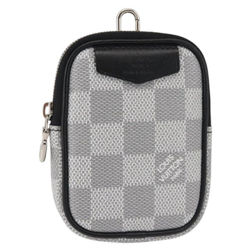 LOUIS VUITTON Damier Graffiti 3D Modular Pouch Gray N60447 LV Auth 143172