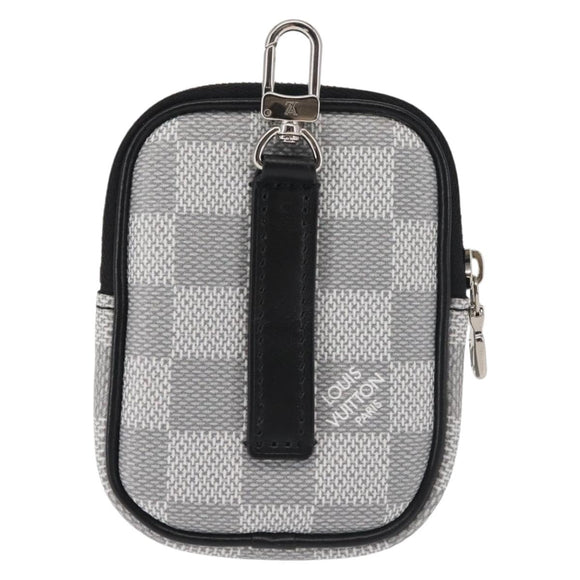 LOUIS VUITTON Damier Graffiti 3D Modular Pouch Gray N60447 LV Auth 143172