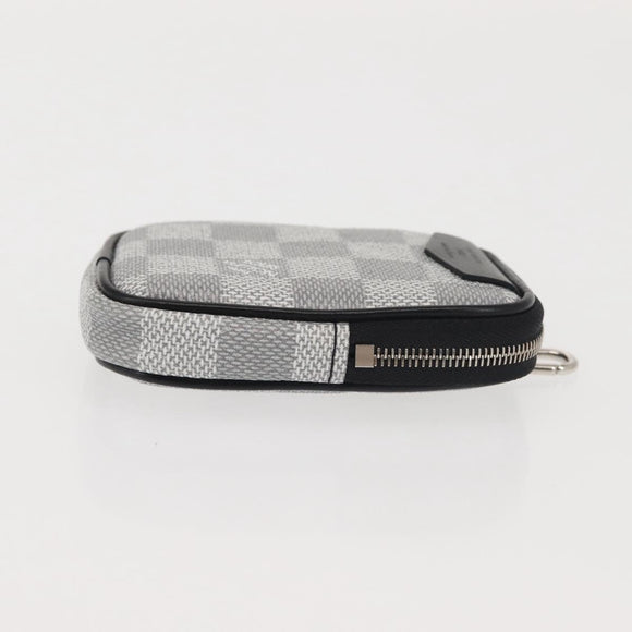 LOUIS VUITTON Damier Graffiti 3D Modular Pouch Gray N60447 LV Auth 143172