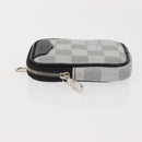 LOUIS VUITTON Damier Graffiti 3D Modular Pouch Gray N60447 LV Auth 143172-4