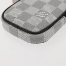 LOUIS VUITTON Damier Graffiti 3D Modular Pouch Gray N60447 LV Auth 143172-14