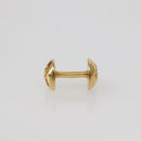 LOUIS VUITTON Buton de Manchette Cuffs metal Gold M30974 LV Auth 143173V-25