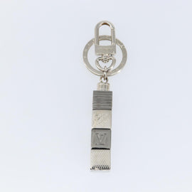 LOUIS VUITTON Porte Cles Cube Charm metal Silver M67142 LV Auth 143174V - 0