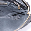 BOTTEGA VENETA INTRECCIATO Shoulder Bag Leather Black Gold Auth 143195-17