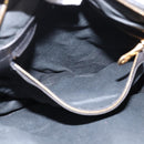 BOTTEGA VENETA INTRECCIATO Shoulder Bag Leather Black Gold Auth 143195-12