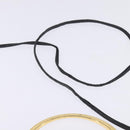 GIVENCHY Hand Bag Leather 2way Black Gold Auth 143196-14