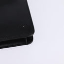 GIVENCHY Hand Bag Leather 2way Black Gold Auth 143196-17