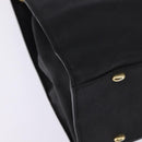 CELINE Tote Bag Leather Black Gold Auth 143197-10