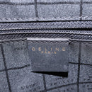 CELINE Tote Bag Leather Black Gold Auth 143197-15