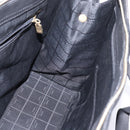CELINE Tote Bag Leather Black Gold Auth 143197-17