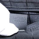 CELINE Tote Bag Leather Black Gold Auth 143197-20