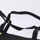 CELINE Tote Bag Leather Black Gold Auth 143197-8