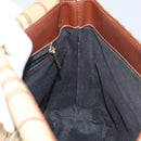 BURBERRY Nova Check Shoulder Bag PVC Beige Auth 143199-19