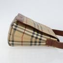 BURBERRY Nova Check Shoulder Bag PVC Beige Auth 143199-3