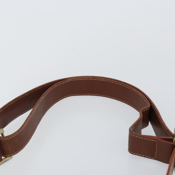 BURBERRY Nova Check Shoulder Bag PVC Beige Auth 143199