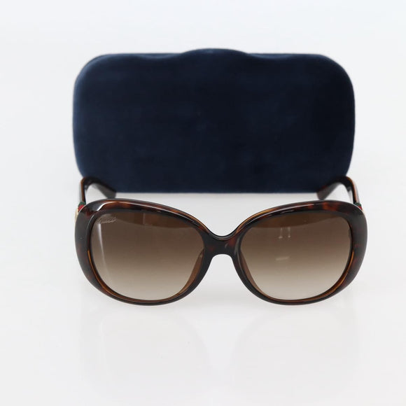 GUCCI Sunglasses plastic Brown Auth 143200V