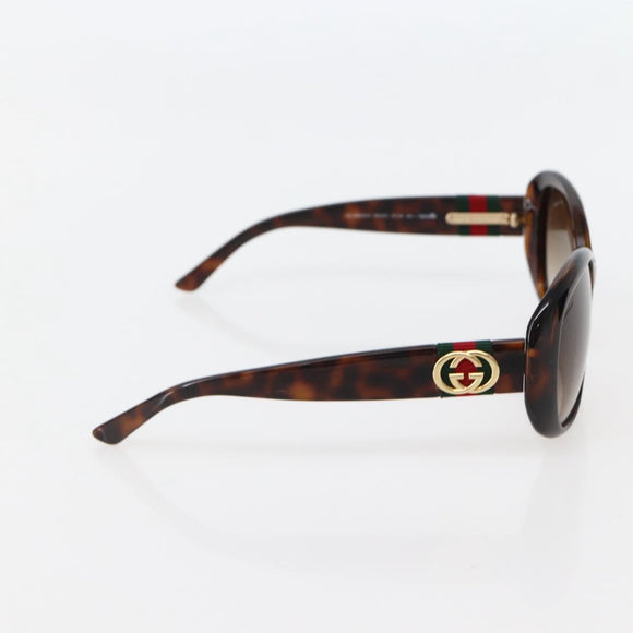 GUCCI Sunglasses plastic Brown Auth 143200V