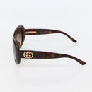 GUCCI Sunglasses plastic Brown Auth 143200V-5