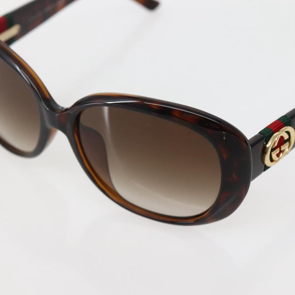 GUCCI Sunglasses plastic Brown Auth 143200V