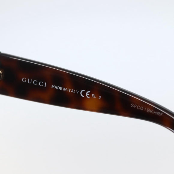 GUCCI Sunglasses plastic Brown Auth 143200V