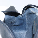 GUCCI GG Supreme Sherry Line Shoulder Bag PVC Navy Gold 68 02 004 Auth 143204-19