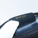 GUCCI GG Supreme Sherry Line Shoulder Bag PVC Navy Gold 68 02 004 Auth 143204-21