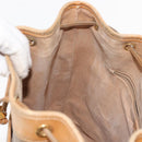 GUCCI Micro GG Supreme Shoulder Bag PVC Beige Gold 001 165 0937 Auth 143205-23