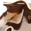 GUCCI Micro GG Supreme Shoulder Bag PVC Beige Gold 001 165 0937 Auth 143205-25