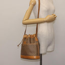 GUCCI Micro GG Supreme Shoulder Bag PVC Beige Gold 001 165 0937 Auth 143205-26