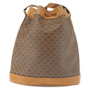 GUCCI Micro GG Supreme Shoulder Bag PVC Beige Gold 001 165 0937 Auth 143205-2