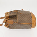 GUCCI Micro GG Supreme Shoulder Bag PVC Beige Gold 001 165 0937 Auth 143205-4